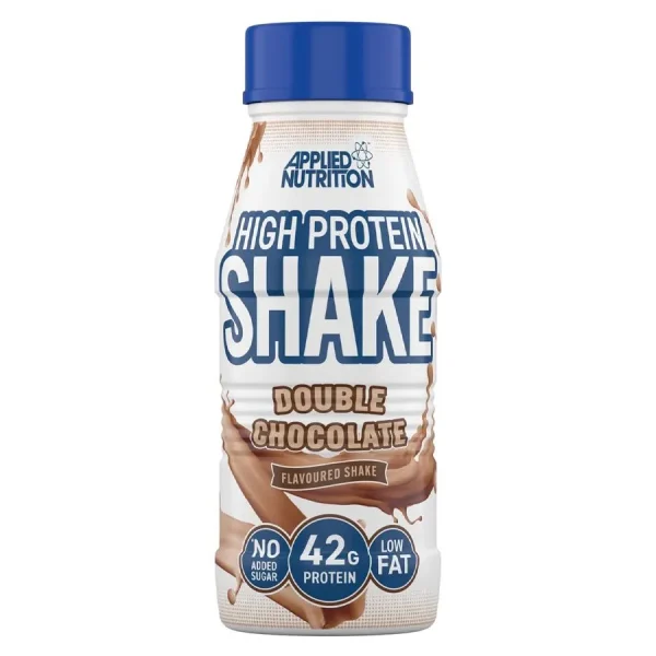 APPLIED NUTRITION HIGH PROTEIN SHAKE DOUBLE CHOCOLATE 500ML
