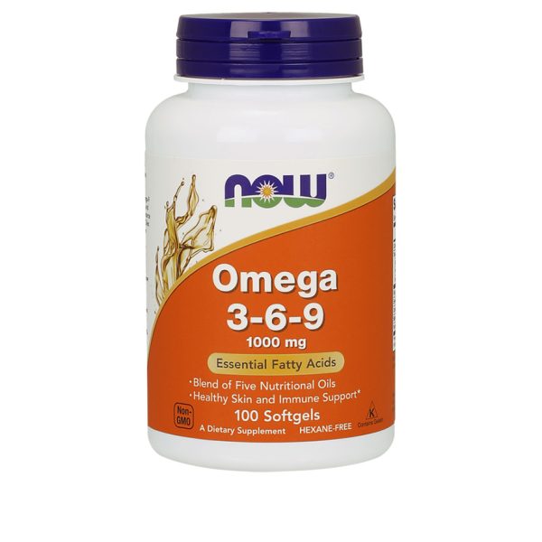 Now Omega 3-6-9 Softgels 100’S