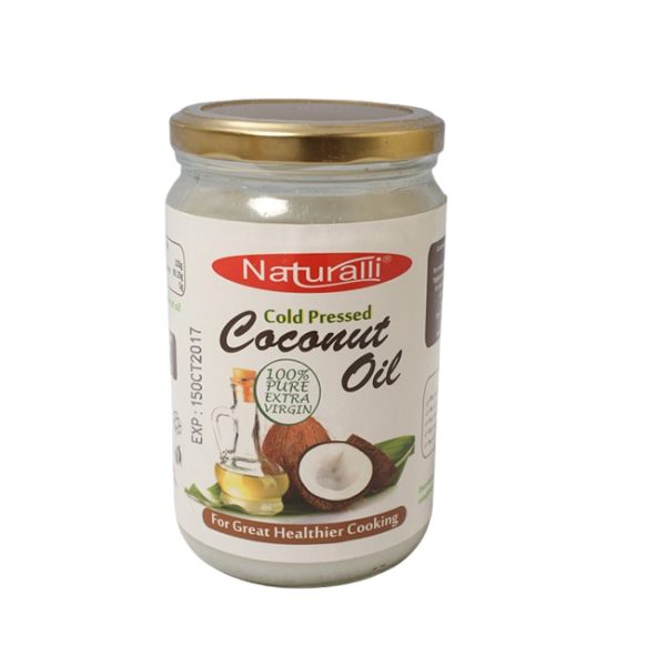 Naturalli Cold-Pressed Coconut Oil for Cooking, Hair & Skin (300ml & 650ml)