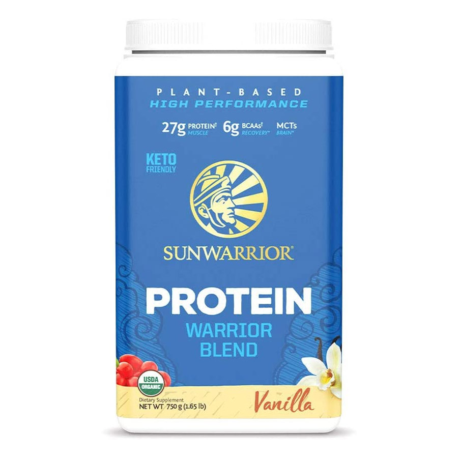 SUNWARRIOR-BLEND-ORGANIC-PROTEIN-VANILLA-750G Sunwarrior Blend Organic Protein – Vanilla 750g - Image 1
