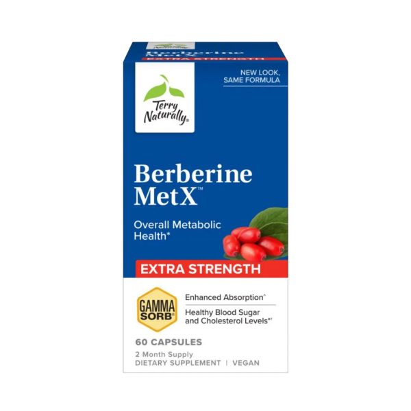 Terry Naturally Berberine MetX Ultra Absorption 60 Capsules